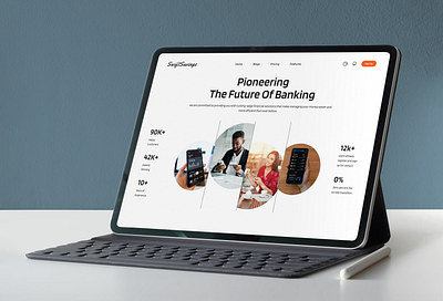 SwiftSavings Finance and Banking Web finance ui design uiux user experience user interface ux design web design website design