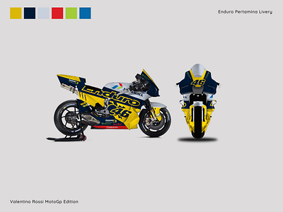Enduro Pertamina Livery 3d abstract decal design graphic design inspiration livery motogp motorbike ui