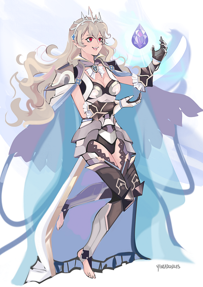 Brave!Corrin fanart fire emblem illustration