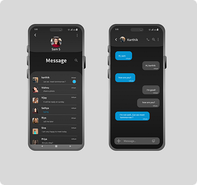 Daily UI Day-013 Direct message app dailyui design logo ui ui deisgn ux