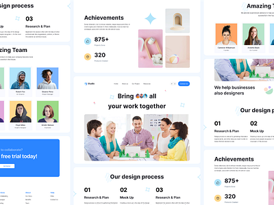 Landing Page Design agency branding creative design design designer figma design graphic design hero section illustration landing page landing pages logo mobile mobile app design ui ui ux ui ux designer ux design website website design