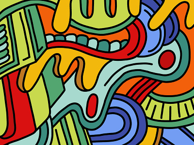 Doodle: Series. Picasso Pallete design doodle graphic design hamburg solutions illustration picasso vector vibrant