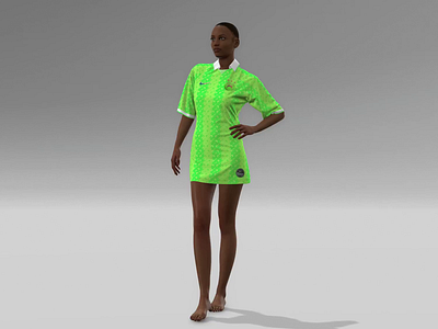 Marine Serre x Nike 3D digital catsuit & jersey 3d animation ar art augmented reality avatar design digital fashion garment kristina vilyams marine serre nft nike ux xr