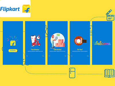 Flipkart on-boarding screen figma flipkart ui