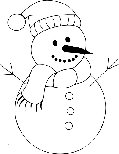 Snowman SVG | Snowman printable free