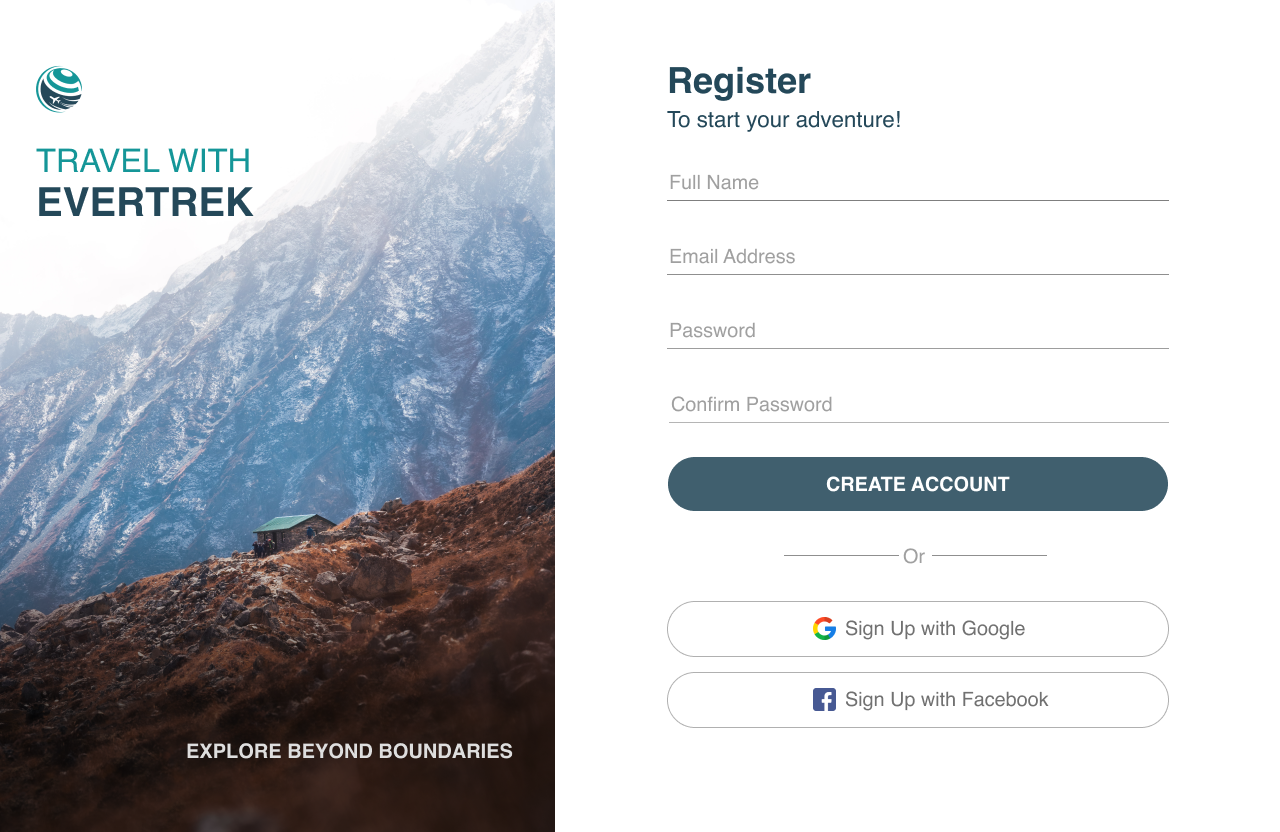 Signup UI dailyui ui