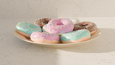Donuts 🍩🍩🍩 3d branding design donuts graphic design