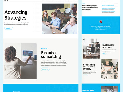 Website template for a consulting company agency website consulting business website corporate ui website design