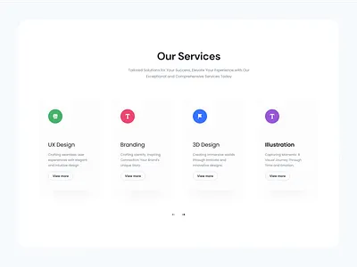 Our Services Section app ui apps branding design designer figma design graphic design hero section illustration landing page logo our services section design services services section ui ui ux web design web services website
