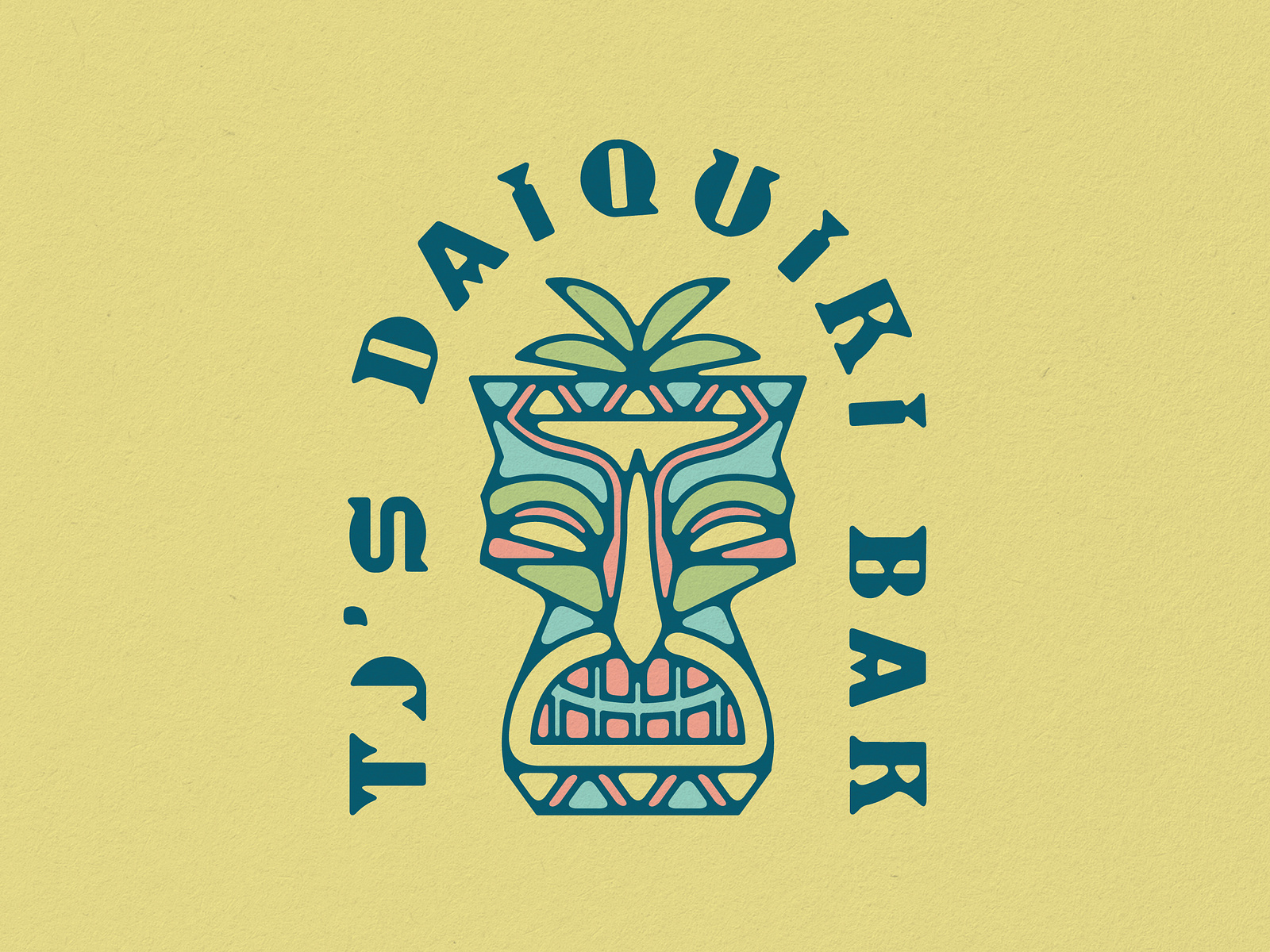 TJ's Daiquiri Bar Branding (Unused Concept), 2023 by Nicole Sgroi on