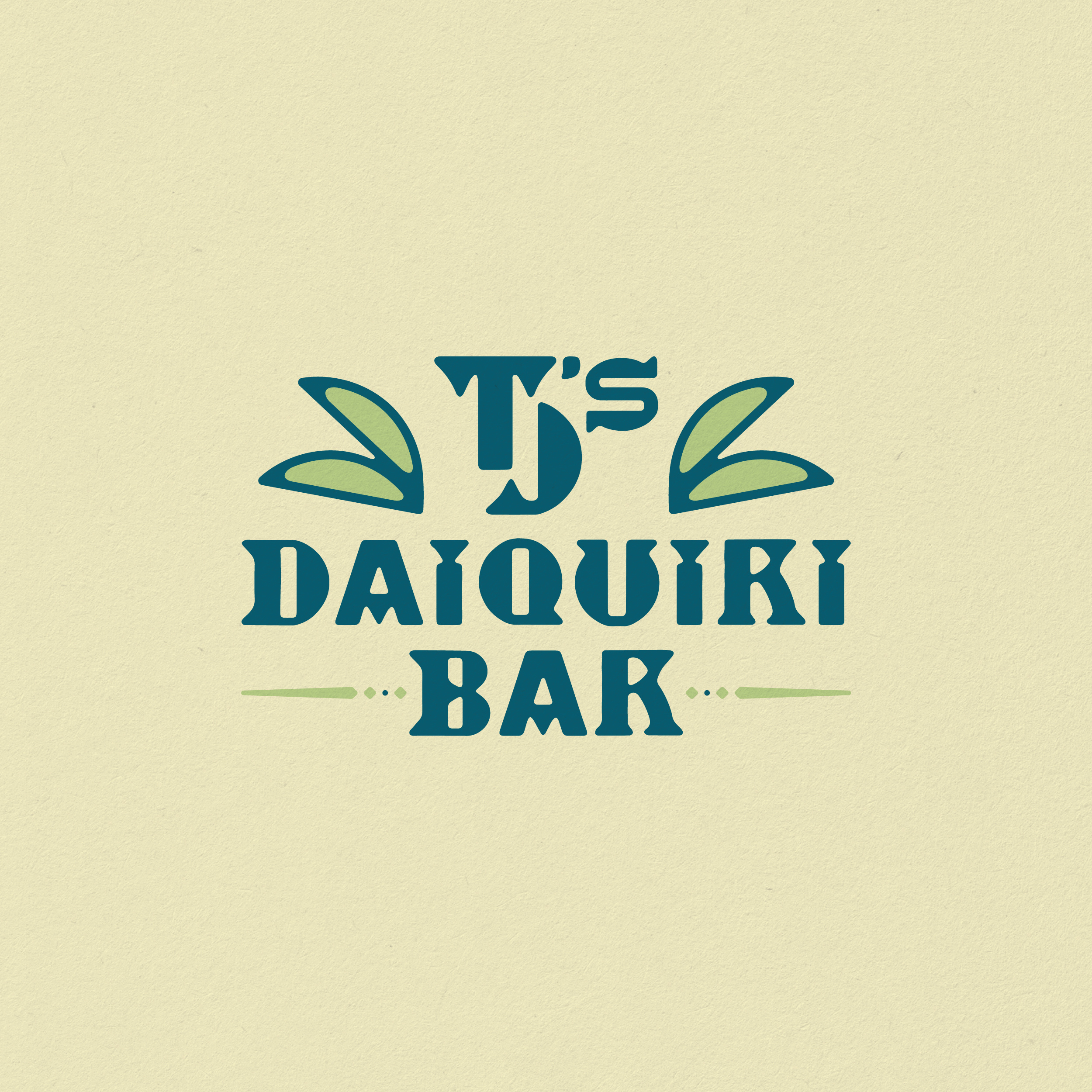 TJ's Daiquiri Bar Branding (Unused Concept), 2023 by Nicole Sgroi on