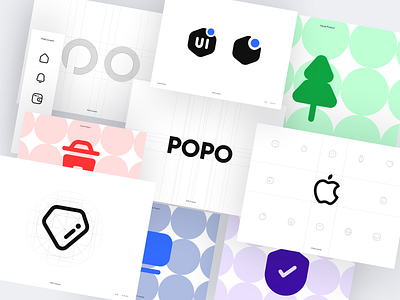 POPO Iconset New Preview brand branding design graphic design icon icon pack icons iconset logo design ui ui8 ui8 icon uiux visual design