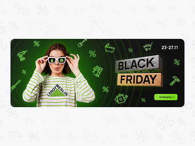 Black Friday 2d 3d animation black friday blackfriday branding graphic design motion graphics sale shopping vector