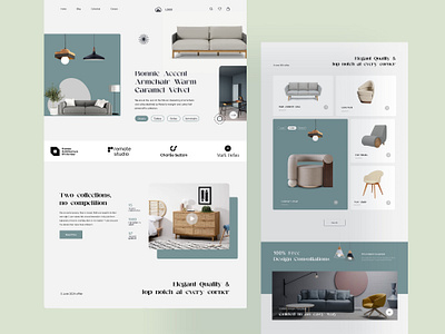 Furniture Shop & Website ecommerce furniture landing page furniture home page furniture shop furniture website furniture website concept furniture website design furniture website homepage furniture website ui interior design landing page website design wooden furniture