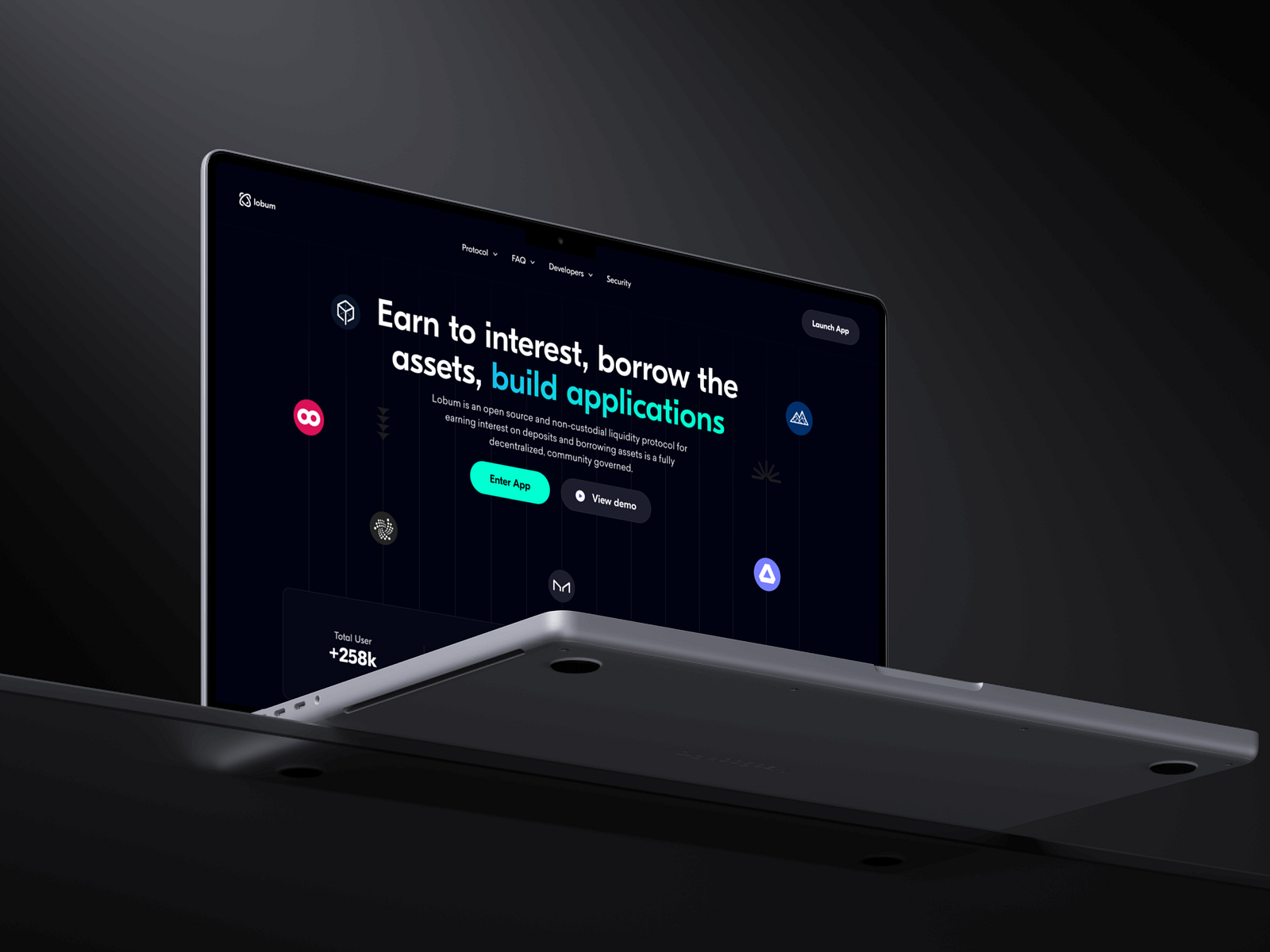 Lobum- Crypto Protocol Website Design by Shahid Miah UI UX Designer for ...