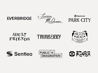 Type Logofolio V.1 branding handlettering lettering logo logo design logofolio logos logotype portfolio type type lockup typography