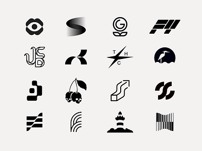 Icon Logofolio V.1 brand design branding clean icon icons identity logo logo design logo icon logofolio logos minimal portfolio tech