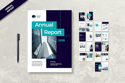 Annual Report animation annaul report app brand branding brochure creative design graphic design icon identity illustration logo minimal typography ui ux vector web website