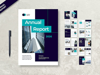 Annual Report animation annaul report app brand branding brochure creative design graphic design icon identity illustration logo minimal typography ui ux vector web website