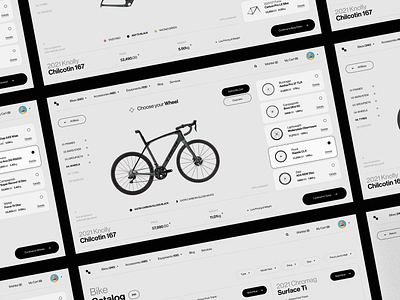 UX design for a bicycle configurator | Lazarev. 3d buttons clean design e commerce fields home page inspiration interactive shop tranding ui user experience ux web web design website