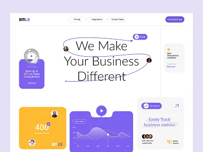 BMLS Website business business optimization business process clean consulting design expert financial consulting interface landing page management minimal design modern design shopify startup ui ux web design web3 website