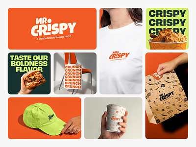 Mr.Crispy • Brand Identity brand branding dailylogochallenge design graphic design icon identity logo