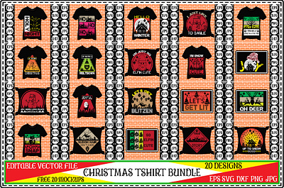 Christmas tshirt bundle 21 christmas tshirt bundle