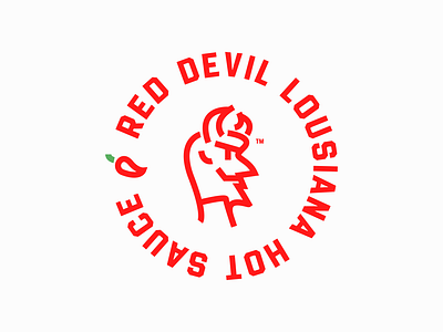 Red Devil Hot Sauce Concept cayanne devil hot sauce pepper rebranding red spicy