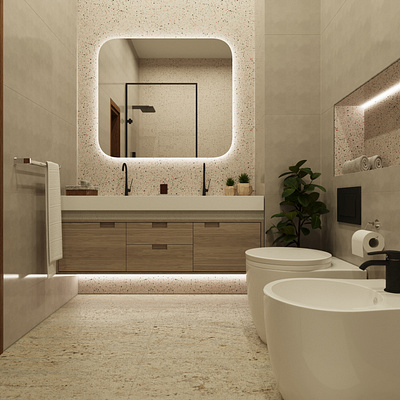 Bathroom design 3d 3dsmax design re render