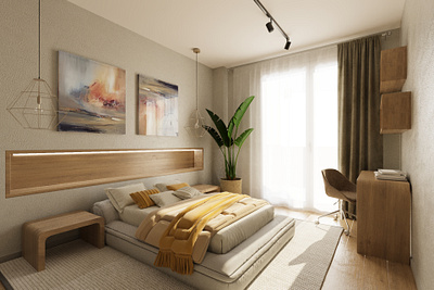 Bedroom design 3dsm 3dsmax re render