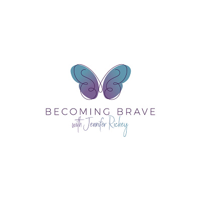 Becoming Brave Logo adobe beauty butterfly design designer graphics illustrator inspiration logo