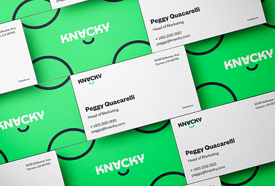 Knacky Business Card Design 3d mockup brand identity branding business card colorful figma design graphic design illustration logo logo design mockup photoshop visual identity