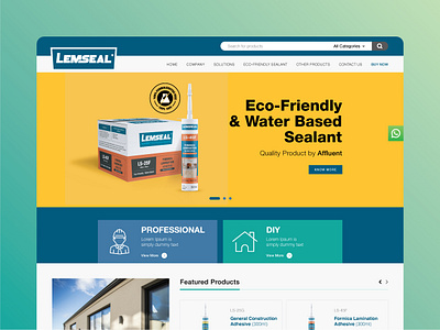 Lemseal Website branding design graphic design identity ui vector website