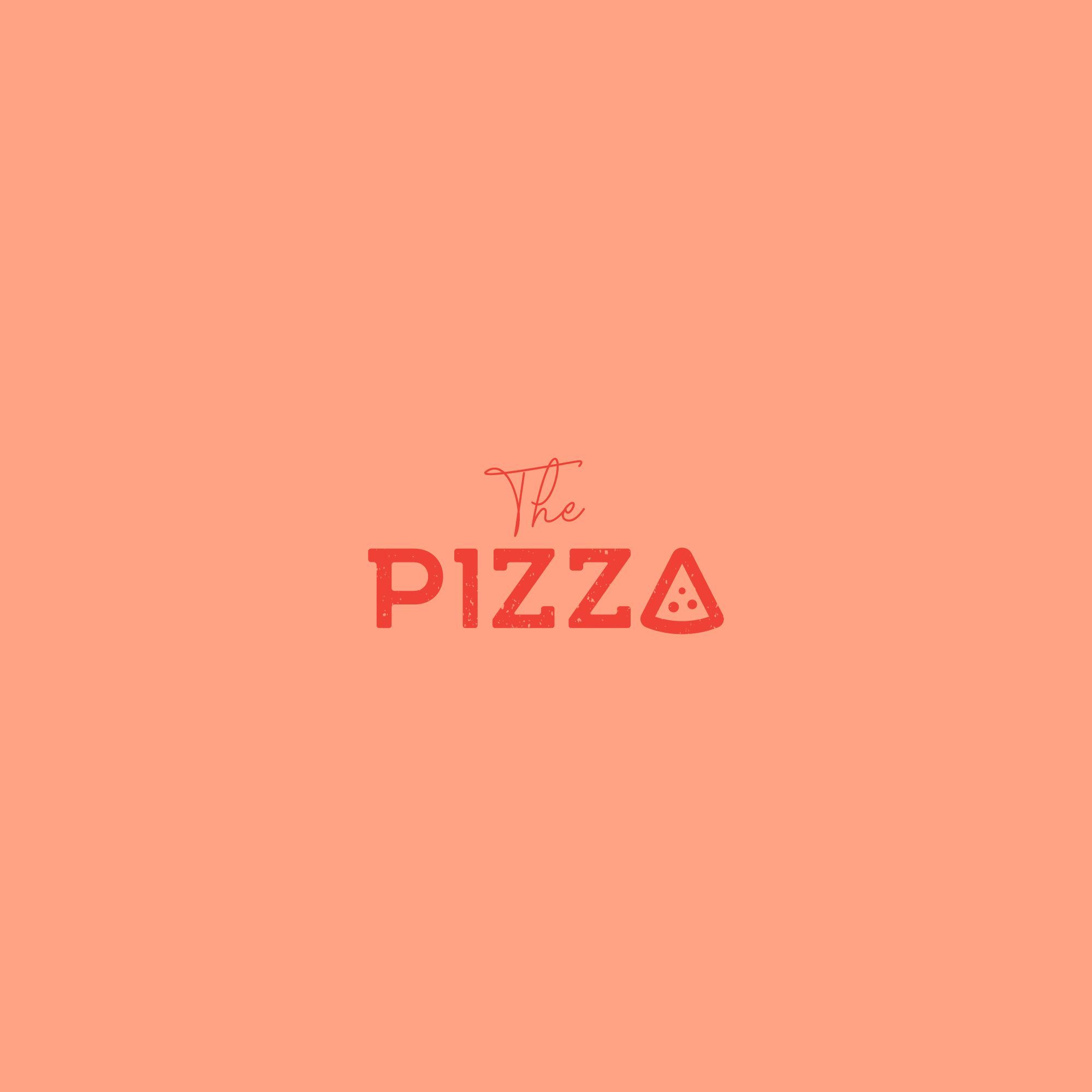 Word Mark Logo for a Pizza Shop cafe logo cafe logo designer clean logo food and drink food industry logo gradient gradient background logo logo design logotype minimal logo pizza logo pizza lover restaurant logo restaurant logo designer the pizaa logo the pizza typographic logo word mark logo wordmark