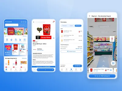 Self Service Shopping App app ar augmented reality design explore interface mart oreder app payment self service shopping ui ux visual