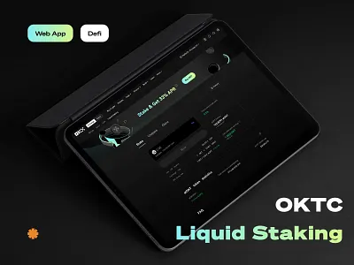 Liquid Staking crypto defi ui web web3