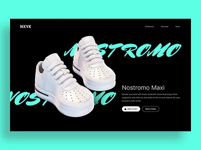 Online Store Homepage - Website Design add to cart adidas check out dark mode design concept ecommerce footwear landing page nike product detail page shoes store sneakers store store store landing page
