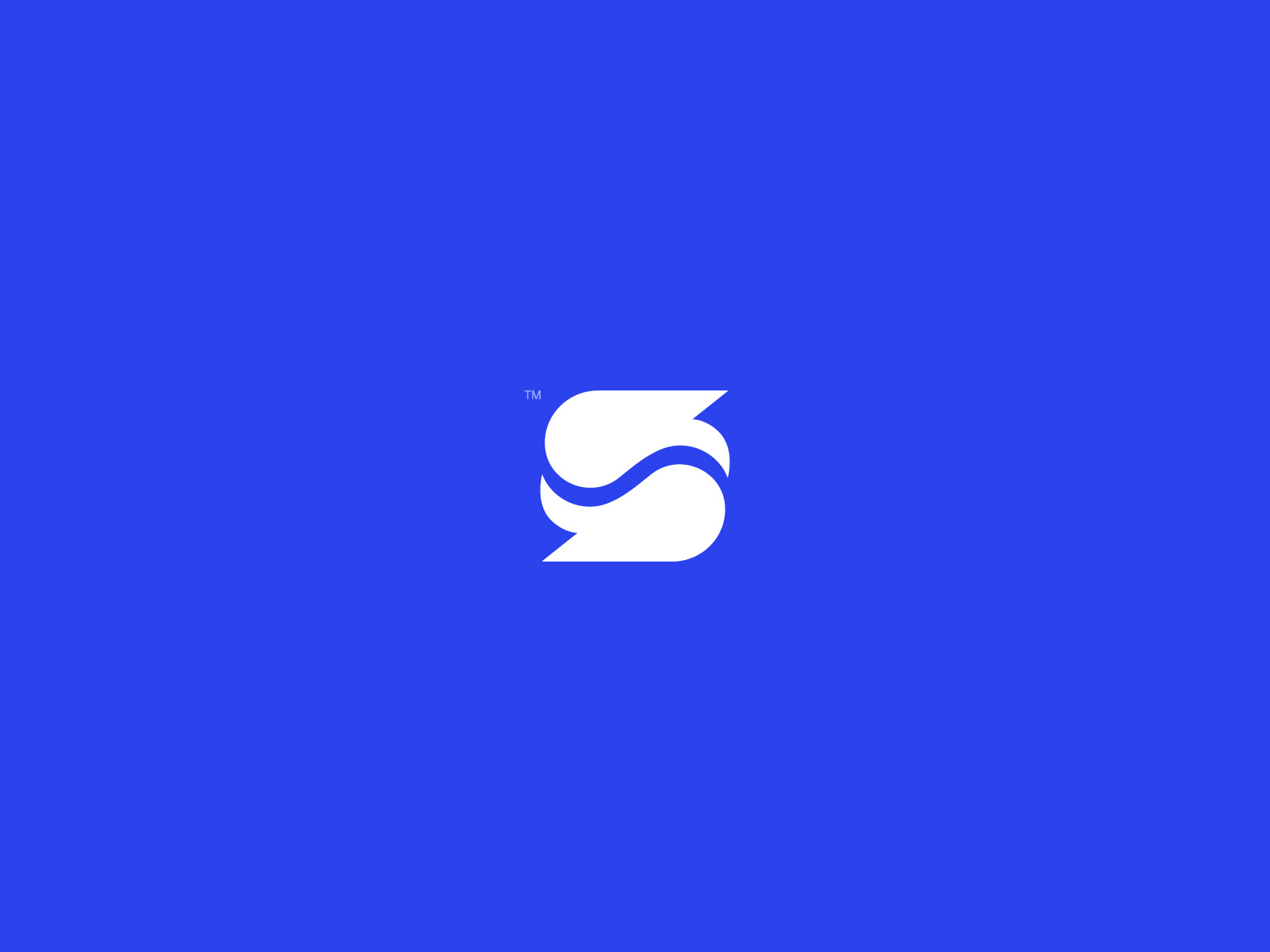 S - Cloud Wave Minimal Icon app branding clean cloud cool creative geo graphic design lettermark logo minimal new s simple tech trendy unused vector wave