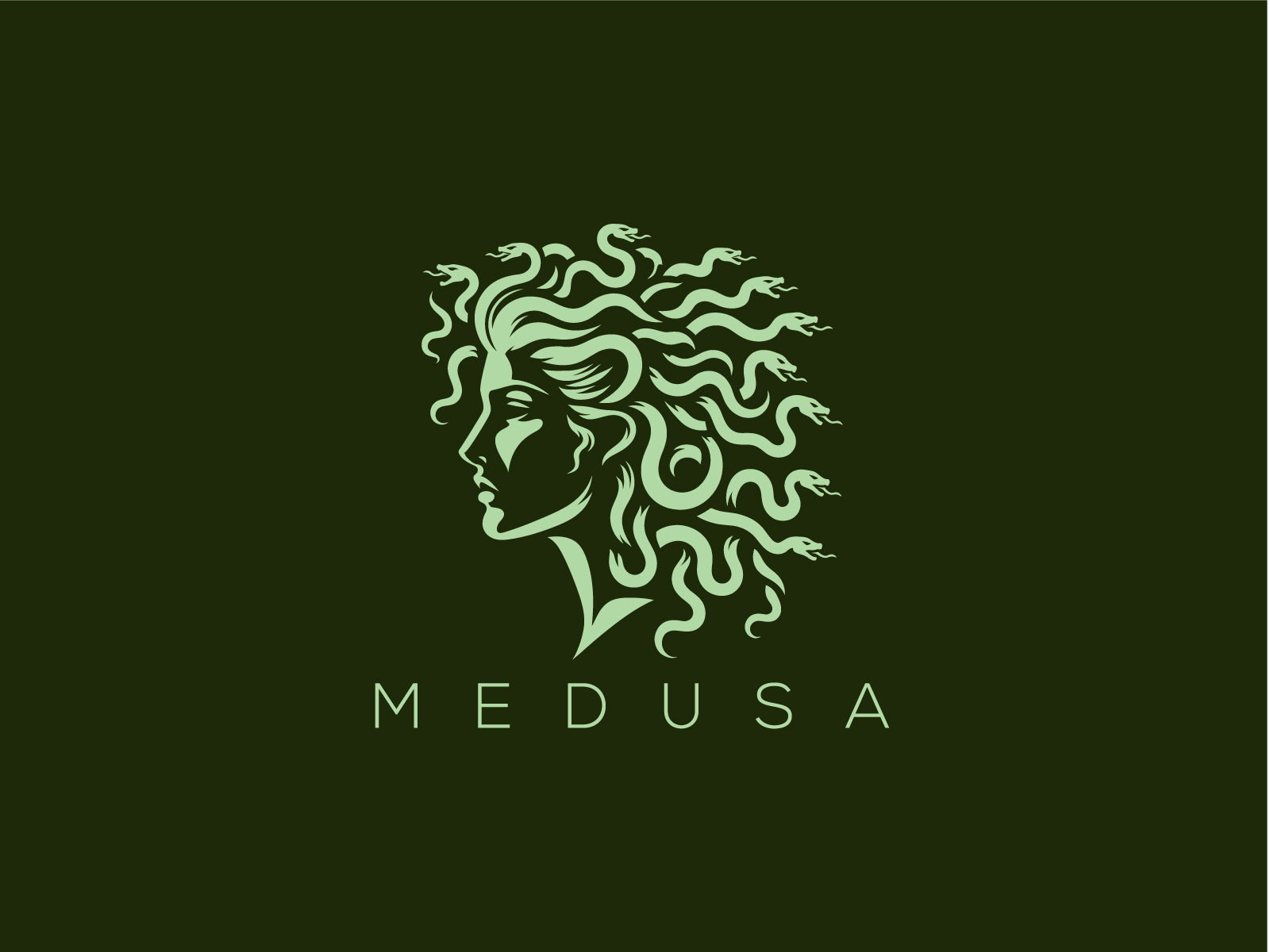 Medusa Logo by Hussnain Graphics on Dribbble
