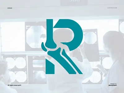 Modern Radiology Logo bone branding care clinic graphic design health healthcare hospital letter r logo modern r radiology radiology logo sophisticated x ray