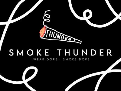 SMOKE THUNDER adobe photoshop branding photoshop thunder