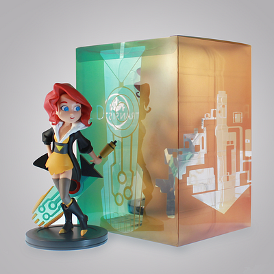 Transistor Figure branding design game graphic design package toy videogame