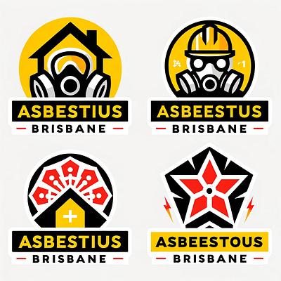 Asbestos Removal Logo Ideas branding design graphic design logo