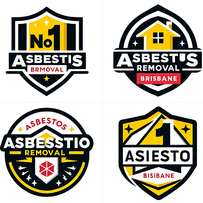 Asbestos Removal Logo Ideas branding graphic design logo