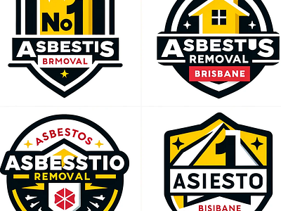 Asbestos Removal Logo Ideas branding graphic design logo