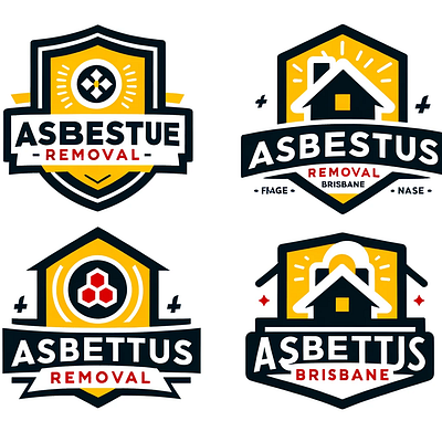 Asbestos Removal Logo Ideas branding design graphic design logo