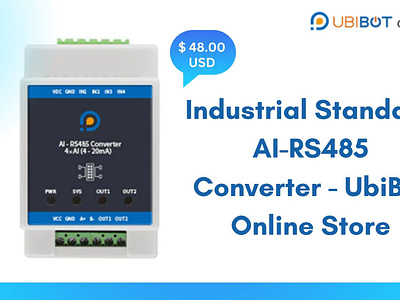 Industrial Standard AI-RS485 Converter - UbiBot Online Store ai rs485 converter configuration screen industrial control instrument industrial standard