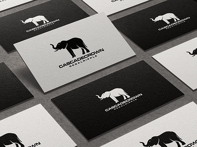 Cascade Crown Regal Ripple Logo animal branding design elephant elephant logo graphic design illustration logo vector