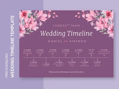 Simple Wedding Timeline Free Google Docs Template agenda docs free google docs templates free template free template google docs google google docs itinerary marriage nuptials program schedule simple template templates timeline timetable wedding wedding timeline