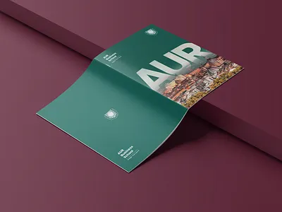 University prospectus design brochure graphic design